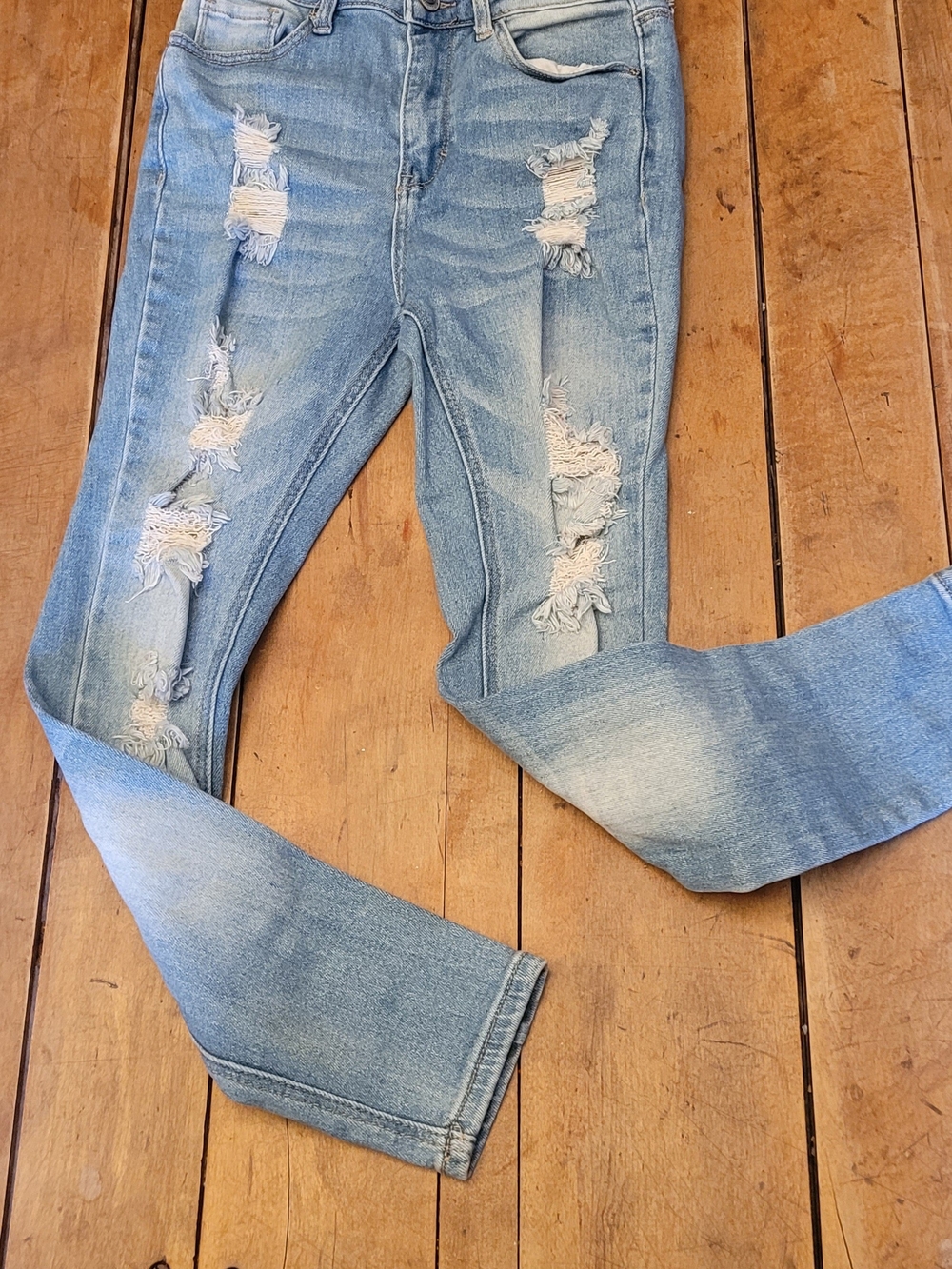 🥳2/$35🥳 Wax Jean Distressed Light Blue Skinny Jeans